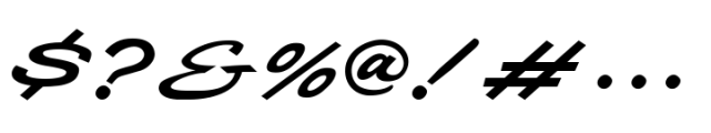 Commuter Script Font OTHER CHARS
