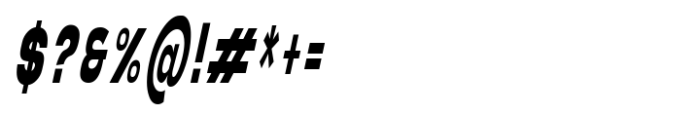 Como Moncer Italic Font OTHER CHARS