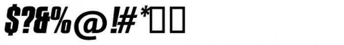 Compacta SH Bold Italic Font OTHER CHARS