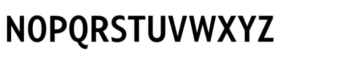 Compasso SemiBold Condensed Font UPPERCASE