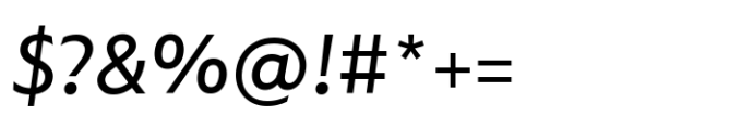 Compasso Variable Italic Font OTHER CHARS