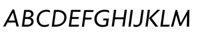 Compasso Variable Italic Font UPPERCASE