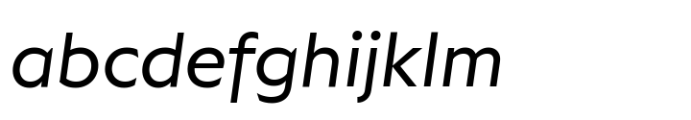 Compasso Variable Italic Font LOWERCASE
