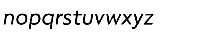 Compasso Variable Italic Font LOWERCASE