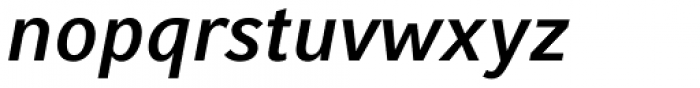 Compatil Fact Paneuropean Bold Italic Font LOWERCASE
