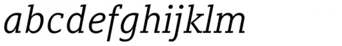 Compatil Letter Pro Italic Font LOWERCASE