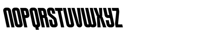 Competition Solid XCondensed Backward Font LOWERCASE