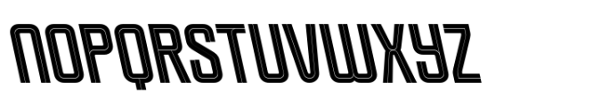Competition XL Regular Backward Font UPPERCASE