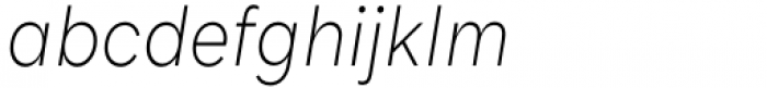Compita Light Italic Font LOWERCASE