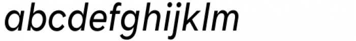 Compita Medium Italic Font LOWERCASE