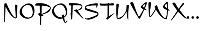Compliment Std Regular Font UPPERCASE