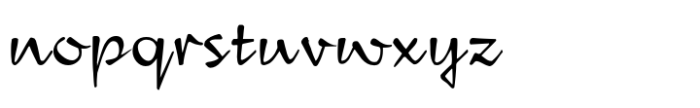 Compliment Std Regular Font LOWERCASE