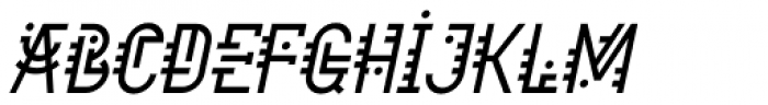Component Italic Font UPPERCASE