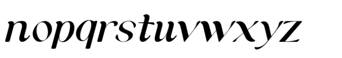 Compote Italic Font LOWERCASE