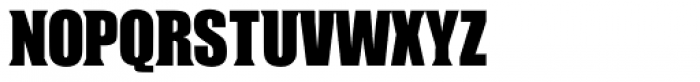 Compressor Wedge Serif Font UPPERCASE