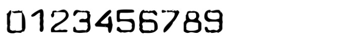 Computer Typewriter SVG Font OTHER CHARS