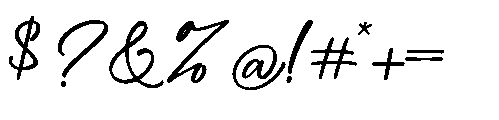 Comtic Hiden Font OTHER CHARS