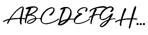 Comtic Hiden Font UPPERCASE