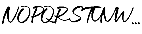 Comtic Hiden Font UPPERCASE