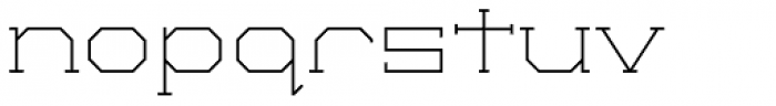 Comtype Light Font LOWERCASE