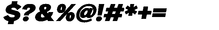 Comucan Bold Italic Font OTHER CHARS