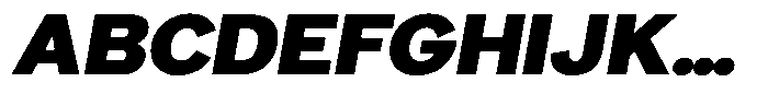 Comucan Bold Italic Font UPPERCASE