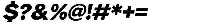 Comucan Italic Font OTHER CHARS