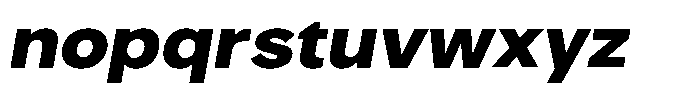 Comucan Italic Font LOWERCASE