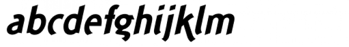 Concept Sans Bold Italic Font LOWERCASE