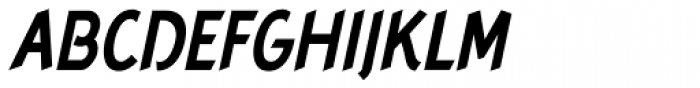 Concept Sans Condensed Bold Italic Font UPPERCASE