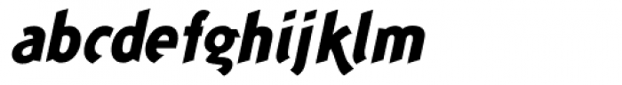 Concept Sans ExtraBold Italic Font LOWERCASE