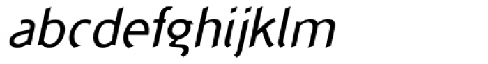 Concept Sans Italic Font LOWERCASE