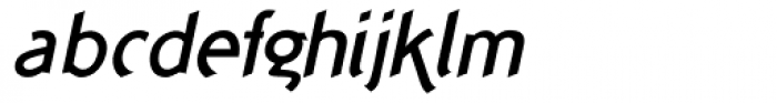Concept Sans Medium Italic Font LOWERCASE