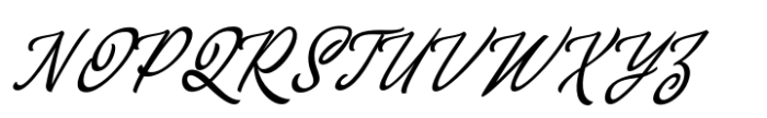 Concepts Script Font UPPERCASE