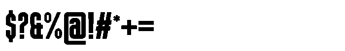 Condeq Font OTHER CHARS