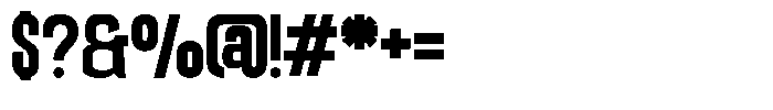Condera Font OTHER CHARS
