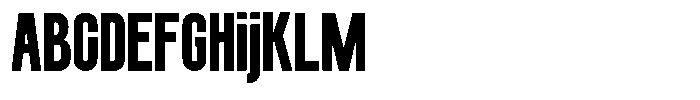 Condera Font UPPERCASE