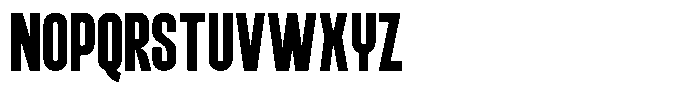 Condera Font UPPERCASE