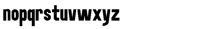Condera Font LOWERCASE