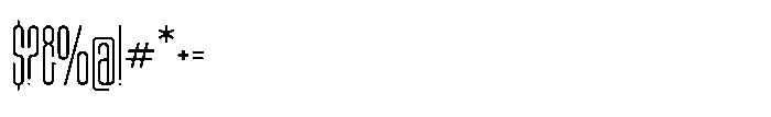 Condessia Variable Bold Font OTHER CHARS