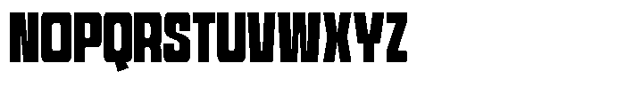 Condexa Bold Font UPPERCASE
