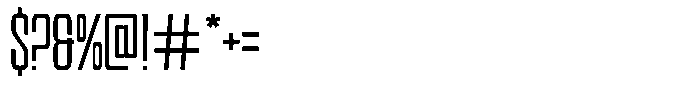 Condexa Extra Light Font OTHER CHARS