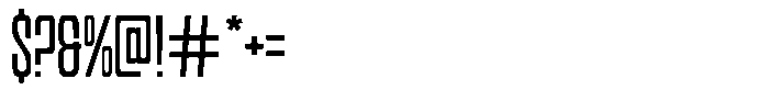 Condexa Light Font OTHER CHARS