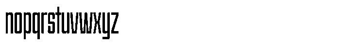 Condexa Light Font LOWERCASE