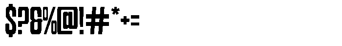 Condexa Medium Font OTHER CHARS