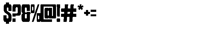 Condexa Semi Bold Font OTHER CHARS