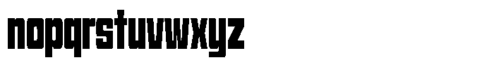 Condexa Semi Bold Font LOWERCASE