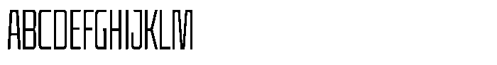 Condexa Thin Font UPPERCASE