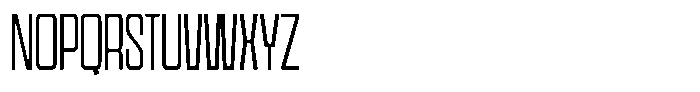 Condexa Thin Font UPPERCASE