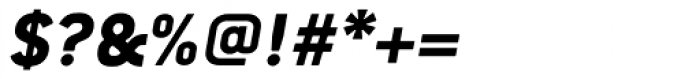 Conduit ExtraBold Italic Font OTHER CHARS